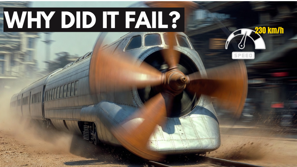 VIDEO: The Insane History of “Flying” Trains – From the Aerowagon to the Jet Train