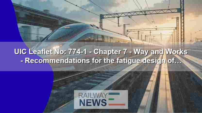 UIC Leaflet 774-1, Chapter 7: Fatigue Design for Reinforced and