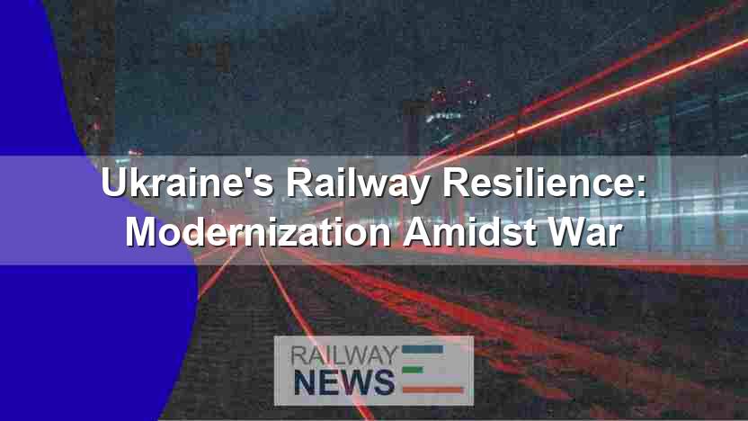 Ukraine’s Railway Resilience: Modernization Amidst War