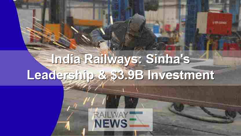 India Railways: Sinha’s Leadership & $3.9B Investment