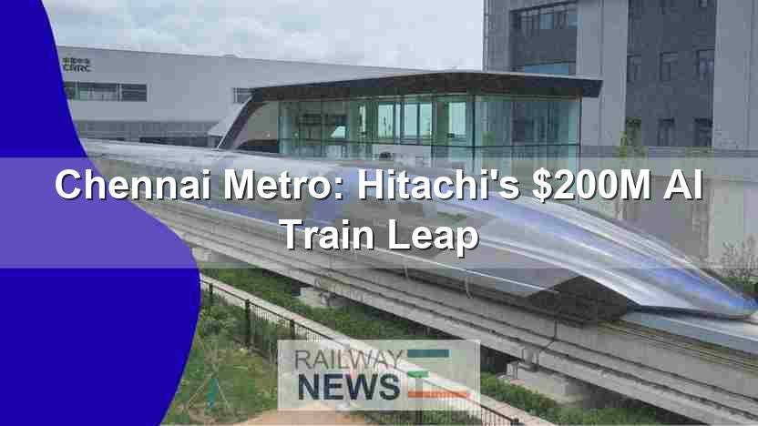 Chennai Metro: Hitachi’s $200M AI Train Leap