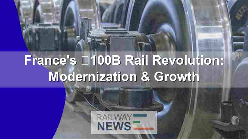 France’s €100B Rail Revolution: Modernization & Growth