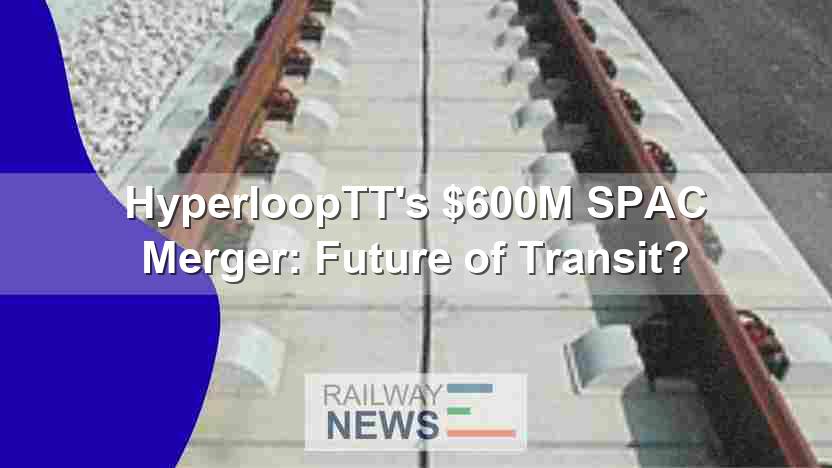 HyperloopTT’s $600M SPAC Merger: Future of Transit?