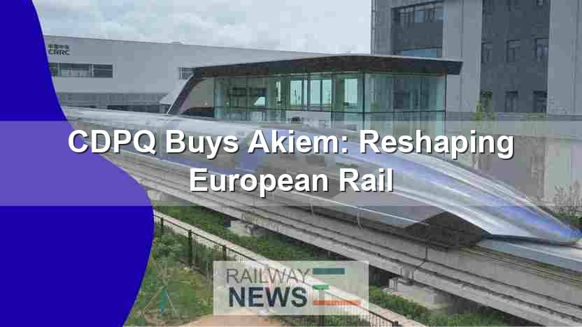 CDPQ Buys Akiem: Reshaping European Rail