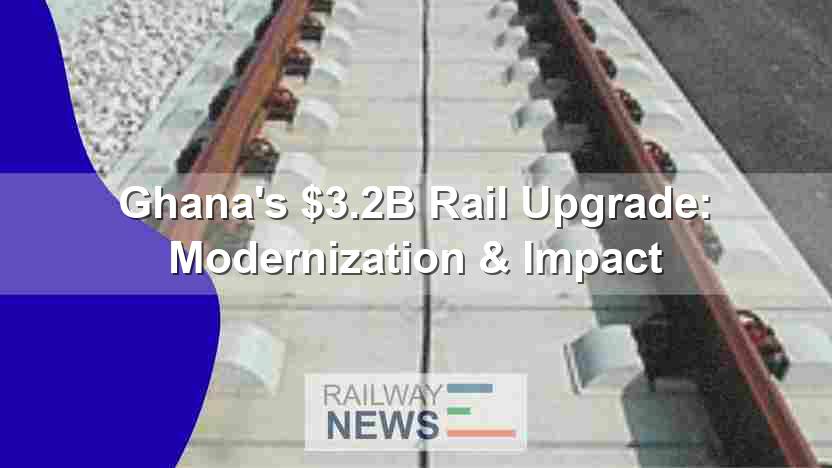 Ghana’s $3.2B Rail Upgrade: Modernization & Impact