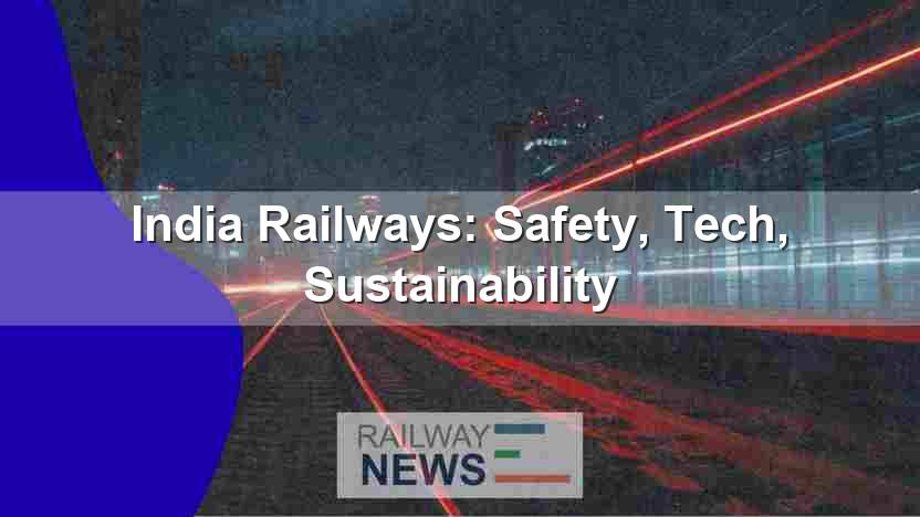 India Railways: Safety, Tech, Sustainability