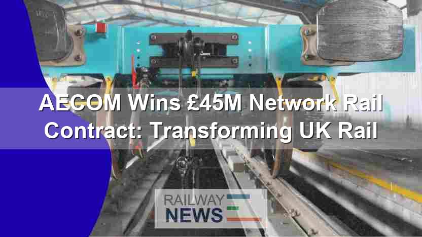 AECOM Wins £45M Network Rail Contract: Transforming UK Rail