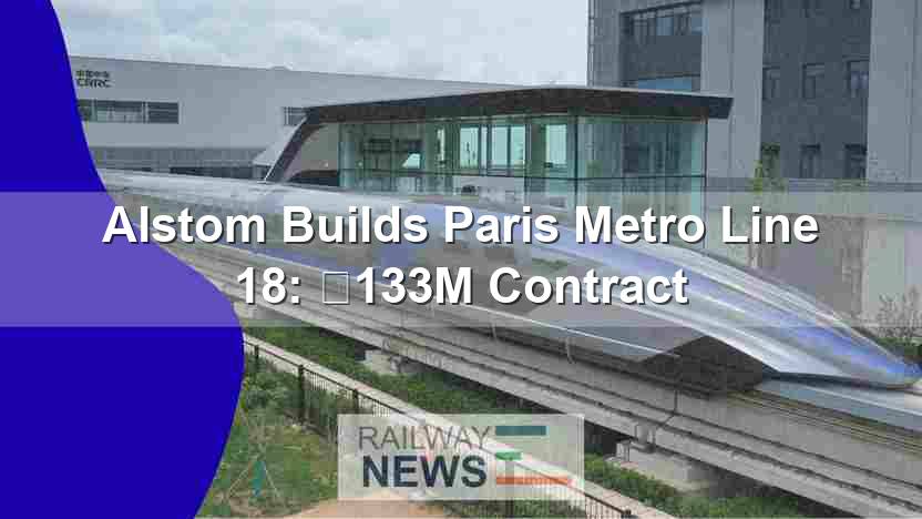 Alstom Builds Paris Metro Line 18: €133M Contract