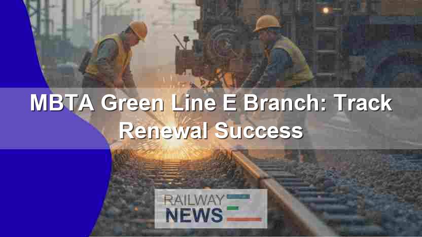 MBTA Green Line E Branch: Track Renewal Success