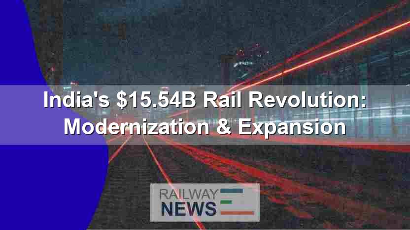 India’s $15.54B Rail Revolution: Modernization & Expansion
