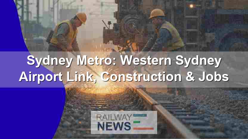 Sydney Metro: Western Sydney Airport Link, Construction & Jobs