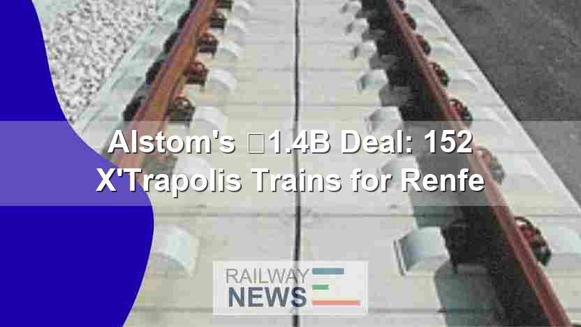 Alstom’s €1.4B Deal: 152 X’Trapolis Trains for Renfe