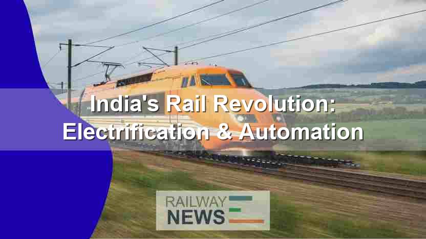 India’s Rail Revolution: Electrification & Automation