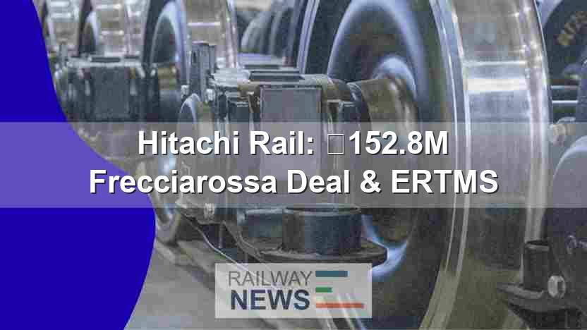 Hitachi Rail: €152.8M Frecciarossa Deal & ERTMS