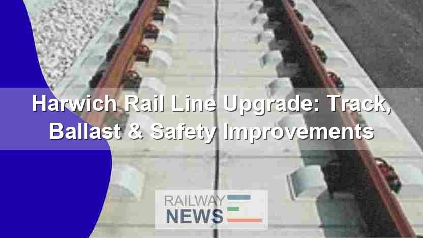 Harwich Rail Line Upgrade: Track, Ballast & Safety Improvements
