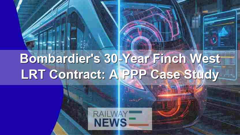 Bombardier’s 30-Year Finch West LRT Contract: A PPP Case Study
