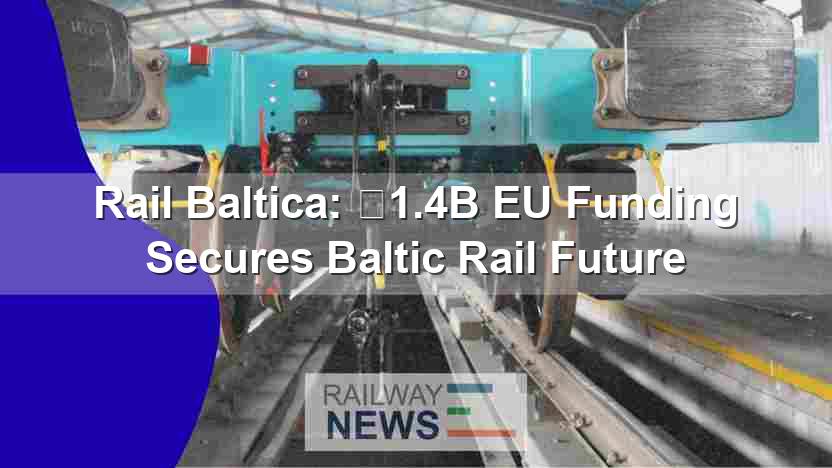 Rail Baltica: €1.4B EU Funding Secures Baltic Rail Future