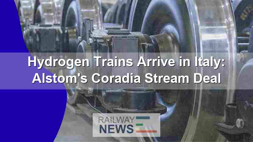 Hydrogen Trains Arrive in Italy: Alstom’s Coradia Stream Deal