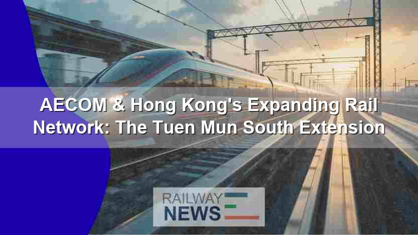 AECOM Works on Hong Kong Rail Network Expansion with Tuen Mun South