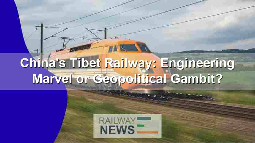 China’s Tibet Railway: Engineering Marvel or Geopolitical Gambit?