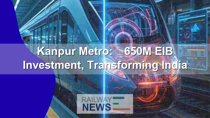 Kanpur Metro: €650M EIB Investment, Transforming India