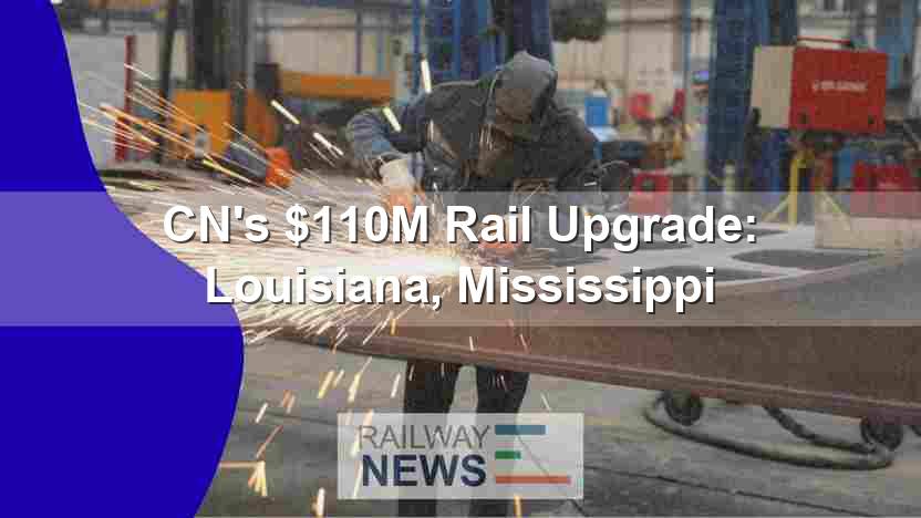 CN’s $110M Rail Upgrade: Louisiana, Mississippi