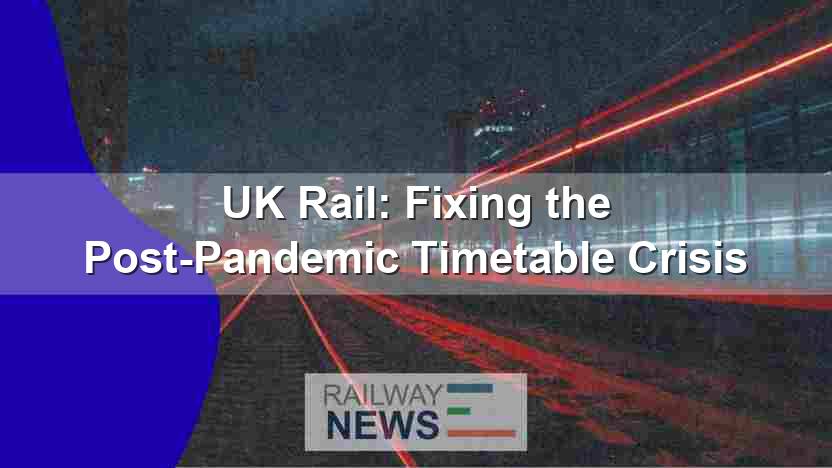 UK Rail: Fixing the Post-Pandemic Timetable Crisis