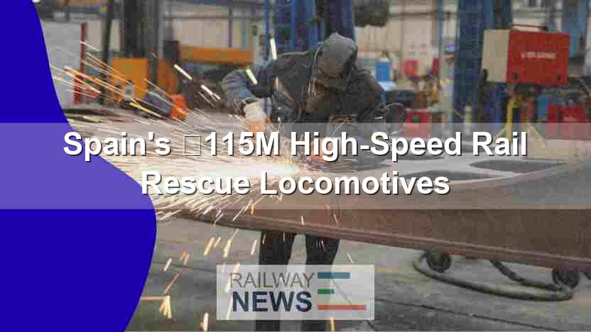 Spain’s €115M High-Speed Rail Rescue Locomotives