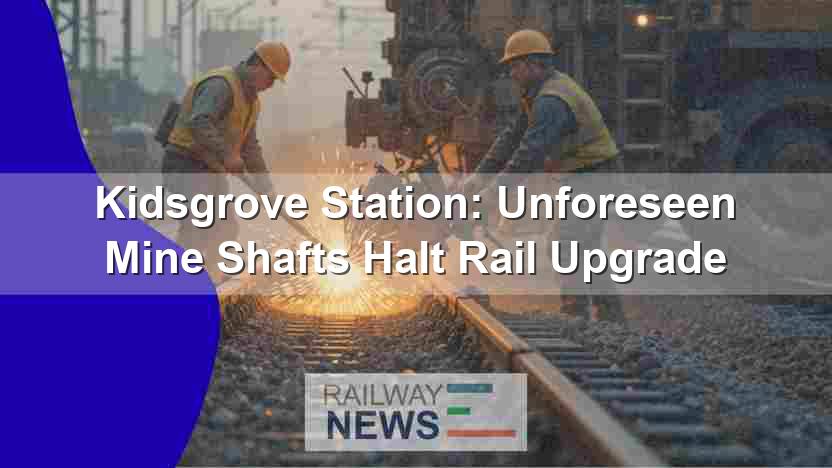Kidsgrove Station: Unforeseen Mine Shafts Halt Rail Upgrade