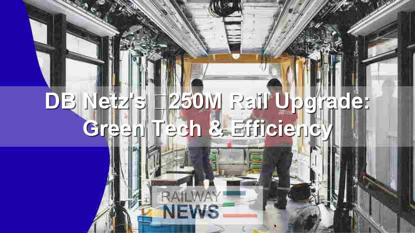 DB Netz’s €250M Rail Upgrade: Green Tech & Efficiency