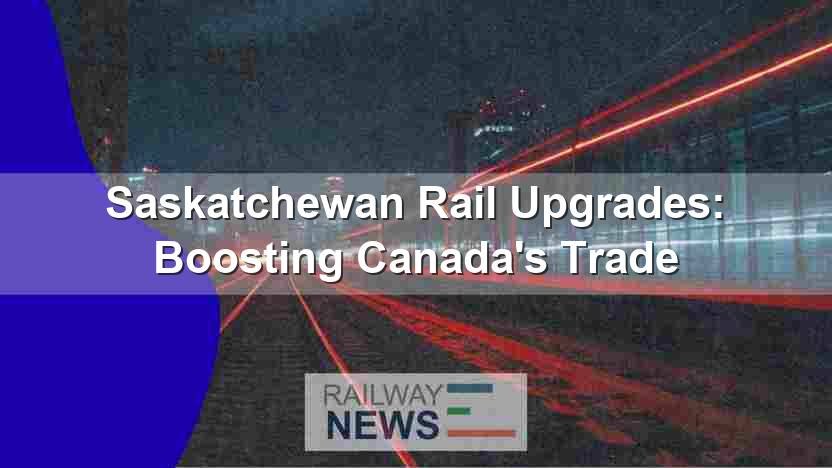 Saskatchewan Rail Upgrades: Boosting Canada’s Trade