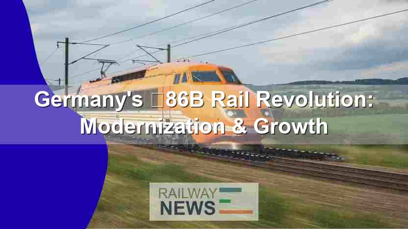 Germany’s €86B Rail Revolution: Modernization & Growth