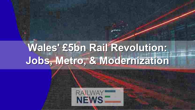 Wales’ £5bn Rail Revolution: Jobs, Metro, & Modernization