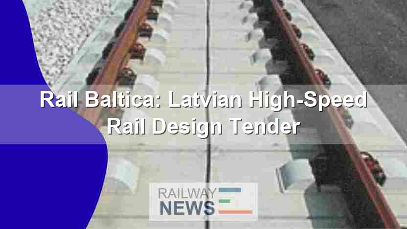 Rail Baltica: Latvian High-Speed Rail Design Tender