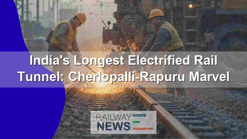 India’s Longest Electrified Rail Tunnel: Cherlopalli-Rapuru Marvel