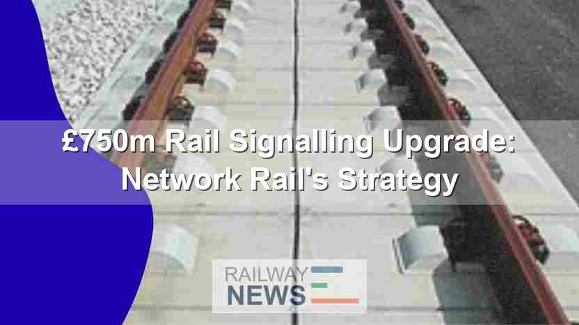 £750m Rail Signalling Upgrade: Network Rail’s Strategy