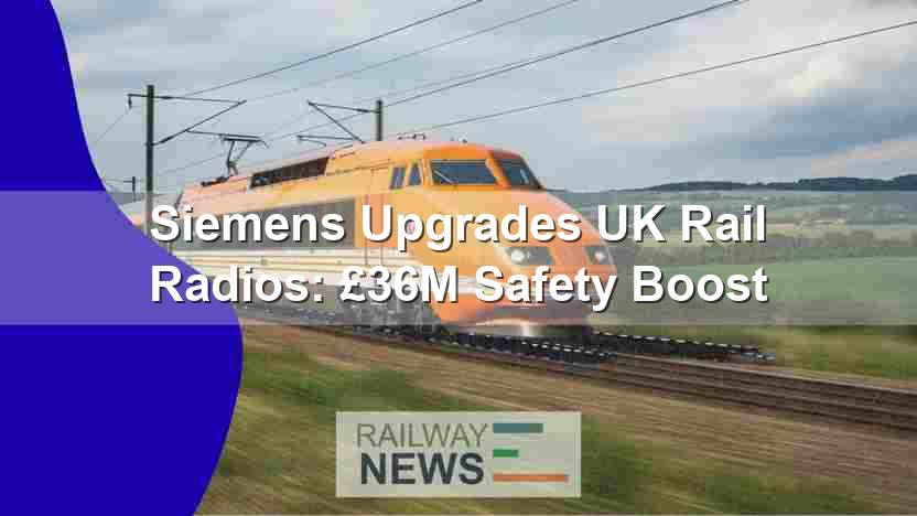 Siemens Upgrades UK Rail Radios: £36M Safety Boost