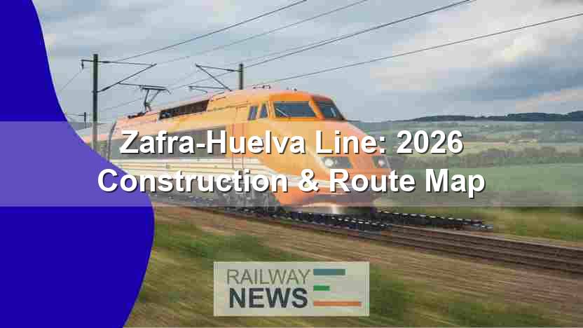 Zafra-Huelva Line: 2026 Construction & Route Map
