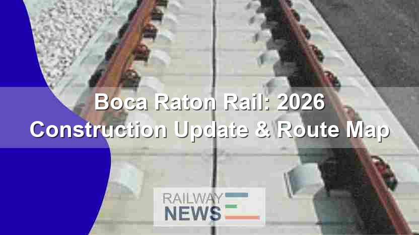 Boca Raton Rail: 2026 Construction Update & Route Map