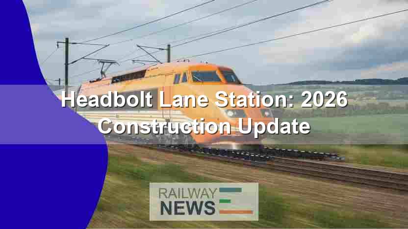 Headbolt Lane Station: 2026 Construction Update