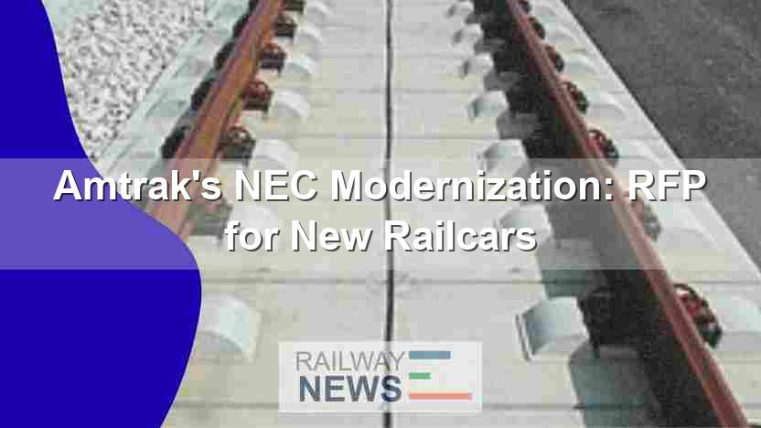 Amtrak’s NEC Modernization: RFP for New Railcars