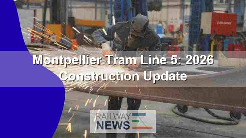 Montpellier Tram Line 5: 2026 Construction Update