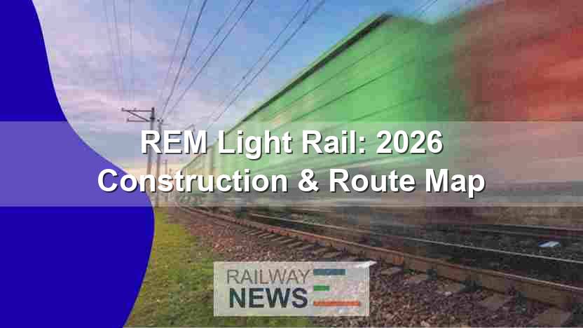 REM Light Rail: 2026 Construction & Route Map