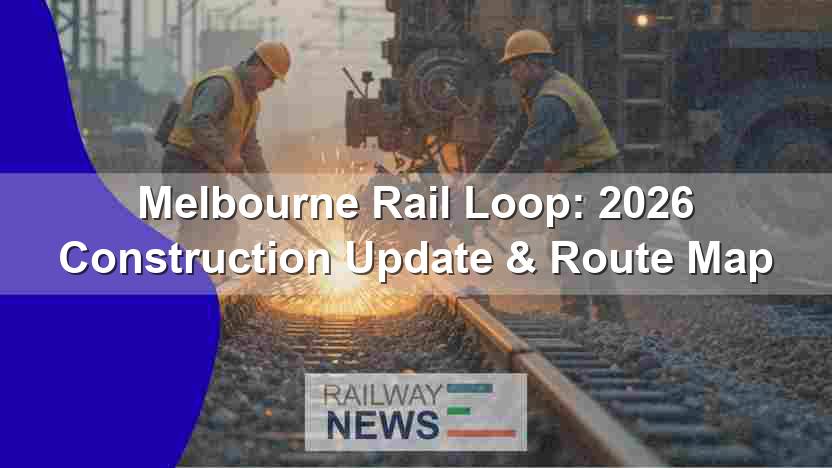 Melbourne Rail Loop: 2026 Construction Update & Route Map