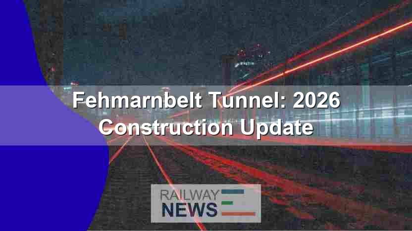 Fehmarnbelt Tunnel: 2026 Construction Update