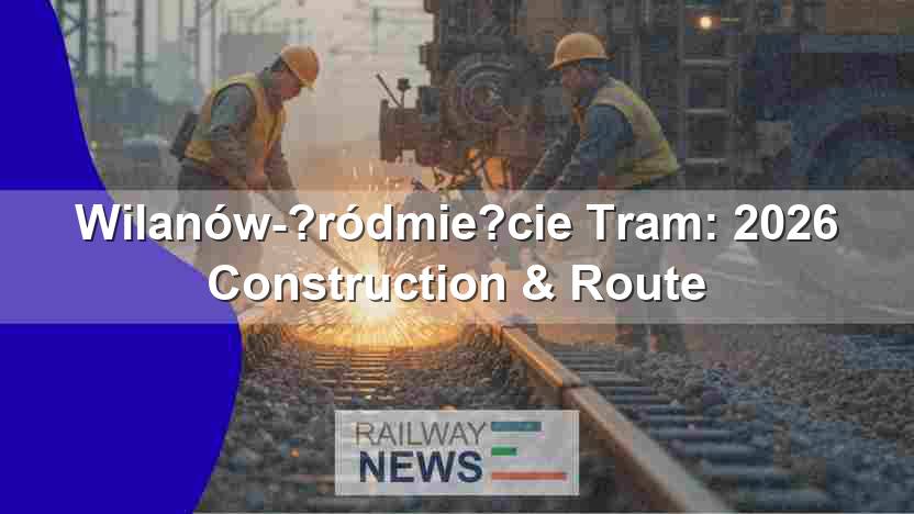 Wilanów-Śródmieście Tram: 2026 Construction & Route