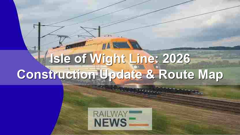Isle of Wight Line: 2026 Construction Update & Route Map