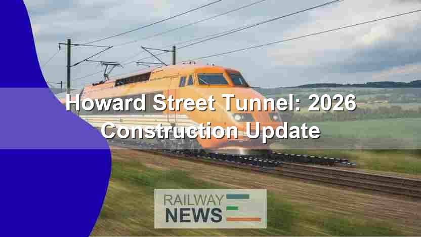 Howard Street Tunnel: 2026 Construction Update
