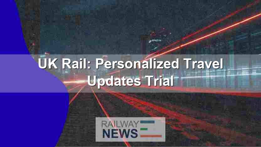 UK Rail: Personalized Travel Updates Trial