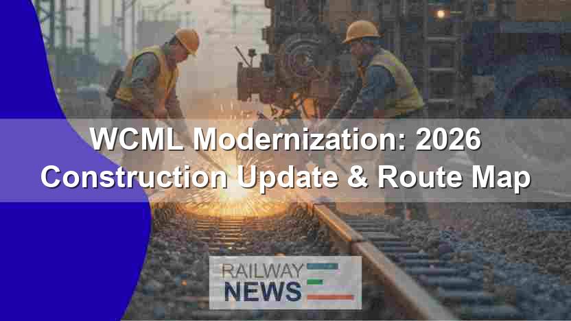 WCML Modernization: 2026 Construction Update & Route Map